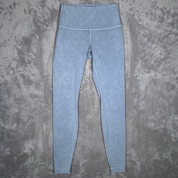 Lululemon Wunder Under High-Rise Tight 28” Washed Moon Blue Size 6 - Picture 1 of 4